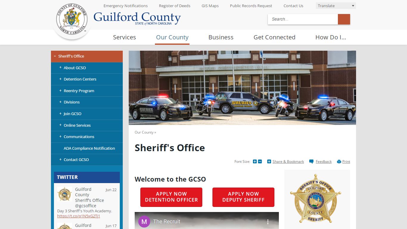 Sheriff's Office | Guilford County, NC
